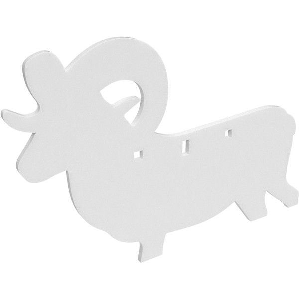 Birchwood Casey Ar500 Silhouette 3-Hole Ram Target with 3/8-Inch Steel Construction