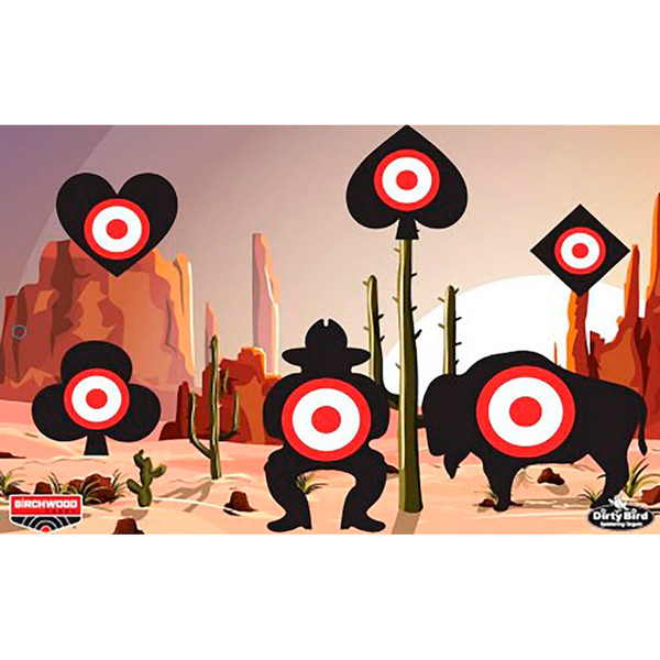 Birchwood Casey Dirty Bird Aces High 12x18-inch Target Sheets (6-Pack)