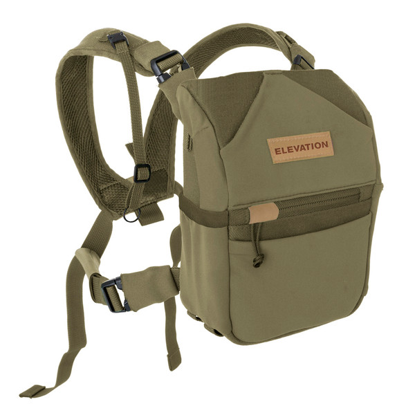 Elevation Encompass Bino Harness in Ambush Green with Modular Gear System
