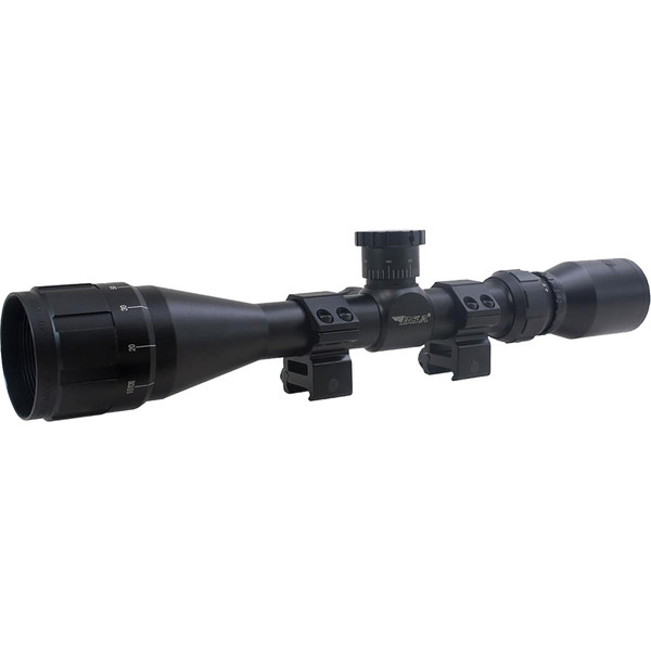BSA Optics Sweet 22 AO Rifle Scope 3-9x40mm for .22 LR with Dovetail Rings