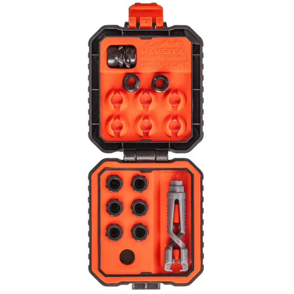 Hamskea DC Insight Short Draw Deluxe Peep System - Precision Archery Sight with Adjustable Apertures and Clarifying Lenses