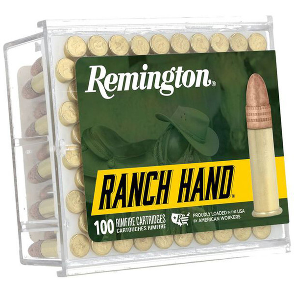 Remington Ranch Hand .22 LR Rimfire Ammo 42 Grain Plated Hollow Point * 100 Rounds