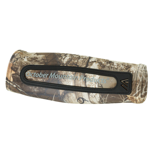 October Mountain Compression Arm Guard in Realtree Edge - Comfortable Fit for Hunting and Outdoor Activities