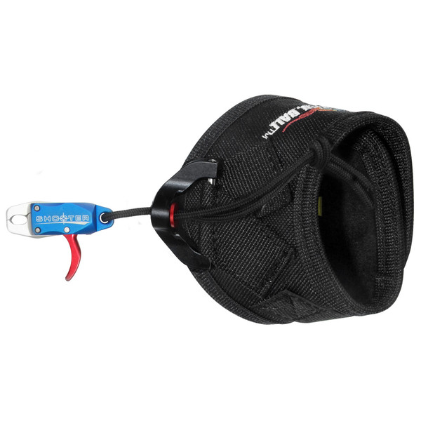 TRU Ball Shooter Release Velcro Blue Junior - Compact Bow Release for Small Hands