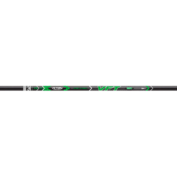 Victory VFT Gamer Target Shafts 350 - Precision Carbon Fiber Arrows, 1 Dozen