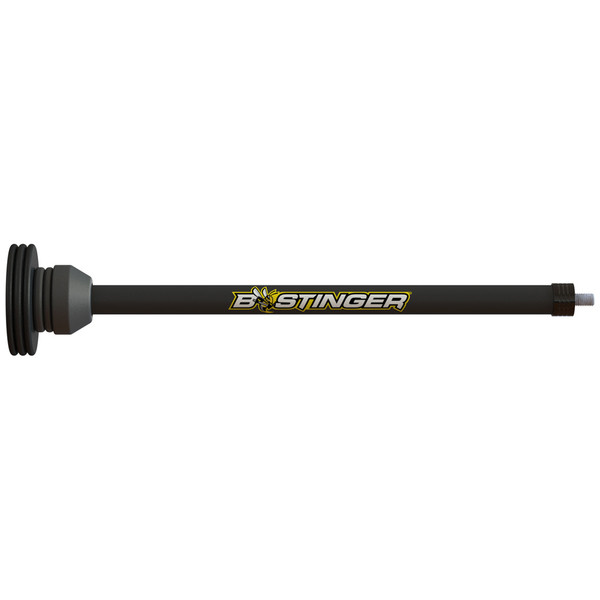 Bee Stinger Pro Hunter Maxx Stabilizer Black 12-inch – High Modulus Carbon with Harmonic Dampener