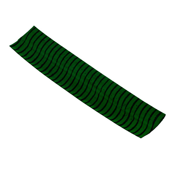 October Mountain VIBE String Silencers Green/Black 2 Pack – Reduce Noise and Oscillation for Your Bow