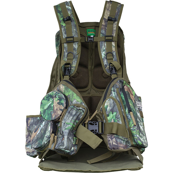 Primos Rocker Vest Mossy Oak New Obsession XL/2XL * Hunting Vest with Flip-Down Lounge Seat and Storage Pockets