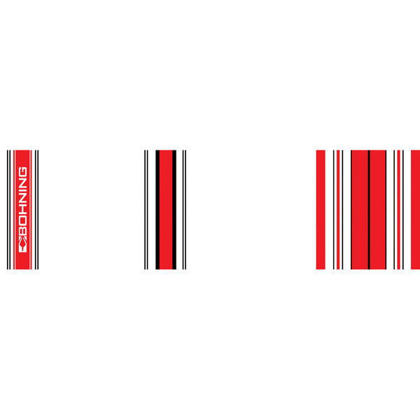 Bohning Arrow Wraps Crested Red 7-inch Standard Pack of 13