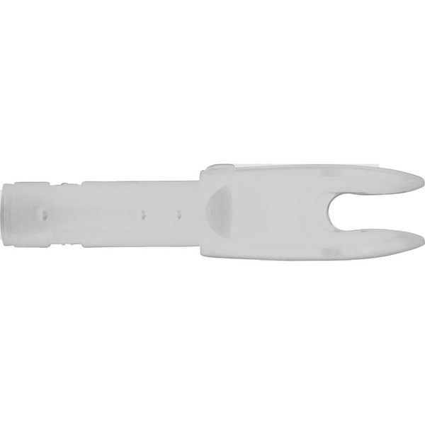 Easton 4mm G Nocks Smoke Small Groove - 12 Pack for Archery Precision