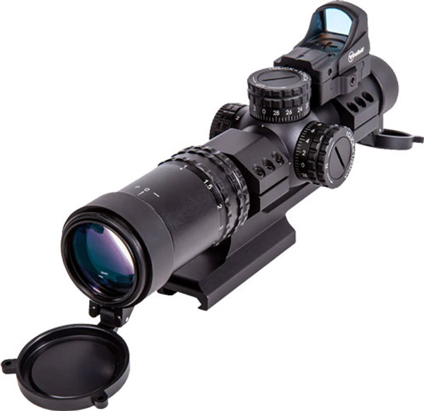 Firefield RapidStrike 1-4X24 Tactical Rifle Scope with Cantilever Mount and Circle Dot Reticle