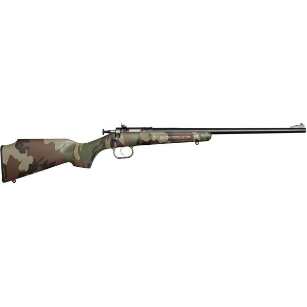 Keystone Crickett Hydro-Dipped Synthetic Rifle in 22 LR with US Woodland M81 Camo - Model KSA2170