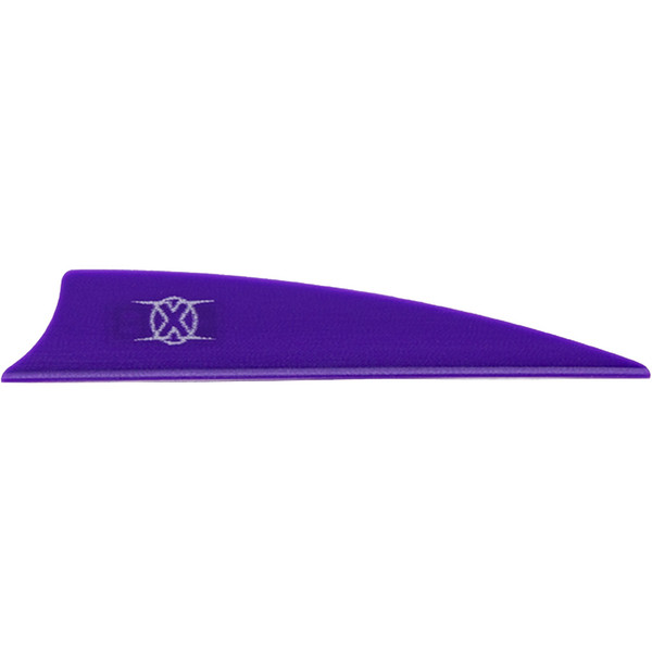Bohning X Vanes Shield Cut 3-inch Purple Arrow Vanes - Pack of 36