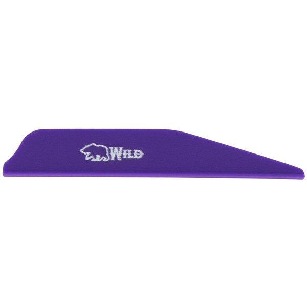 Bohning Wild Vanes 3-inch Purple Arrow Vanes, Pack of 100