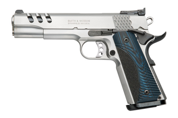 Smith and Wesson SW1911PC 45ACP Semi-Auto Pistol - 8+1 Capacity with G10 Grips