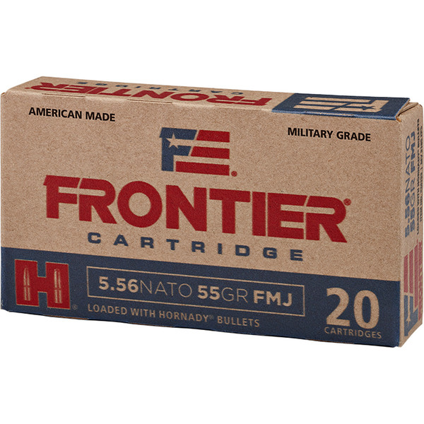 Hornady Frontier 300 Blackout Ammo 208 Grain FMJ Subsonic 20 Round Box