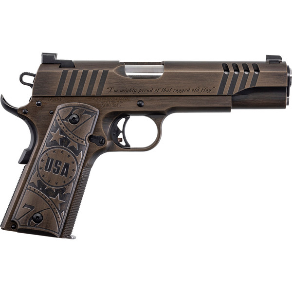 Auto-Ordnance Old Glory 1911 Pistol in 45 ACP with Burnt Bronze and Black Cerakote Finish