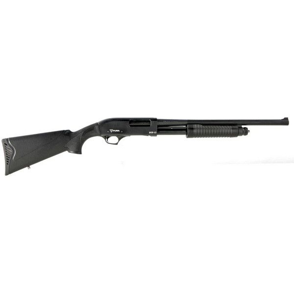Pointer Puma Pump Combo Shotgun 12 Gauge with 28-Inch and 20-Inch Barrels in Black Synthetic