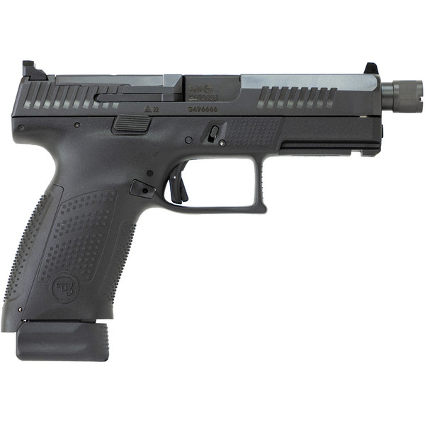 CZ P-10 C Optic Ready 9mm Pistol with 4-Inch Threaded Barrel and Suppressor Compatibility