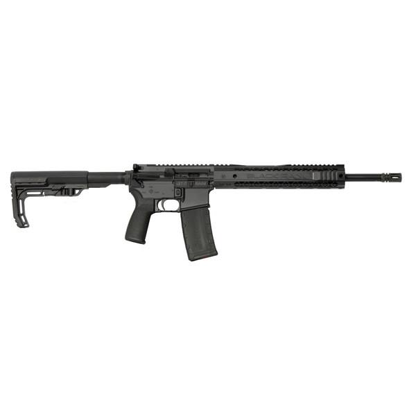 Black Rain Ordnance Spec15 Shadow Rifle in 5.56 NATO with 16-Inch Black Cerakote Barrel