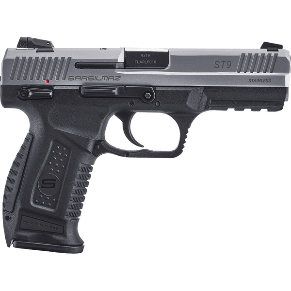 SAR USA SAR9T 9mm Pistol with 4.4-inch Stainless Barrel and 17-Round Capacity
