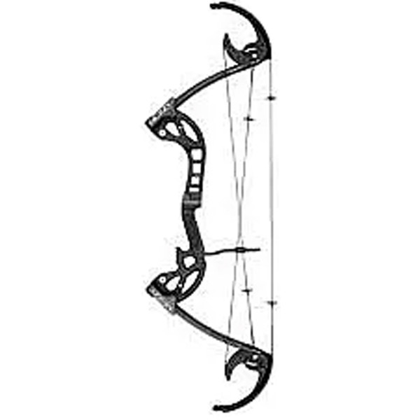 Muzzy Deviant HLC Right-Hand Bow - Adjustable 15-50 lb Draw Weight, 19-29" Draw Length