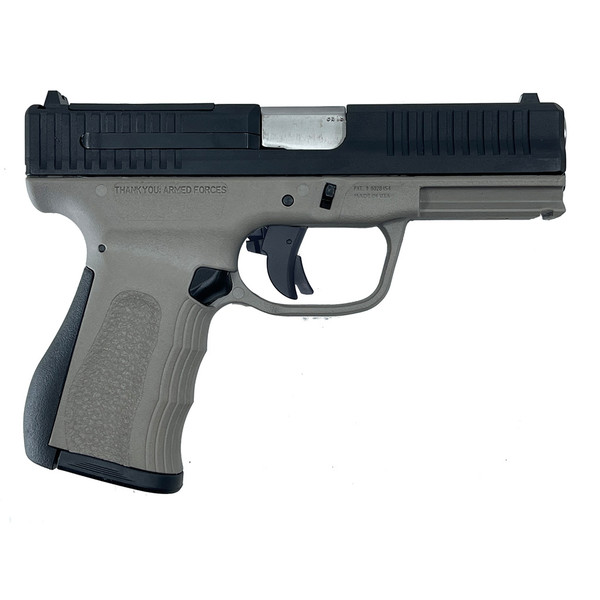 FMK Firearms Mach 9 G3 Pistol 9mm Titanium Grey, 14-Round Capacity