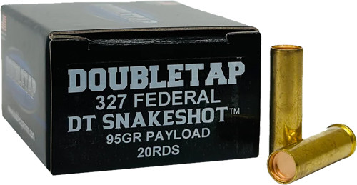 Doubletap 327 Federal Magnum Snake Ammunition, 110 Pieces #9 Shot + 40 Grain Hardcast Solid