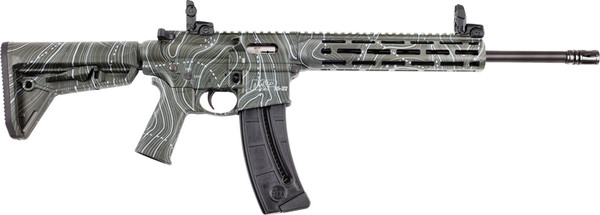 Smith & Wesson M&P15-22 Sport .22 LR Modern Sporting Rifle with Green Stock and M-Lock Rail