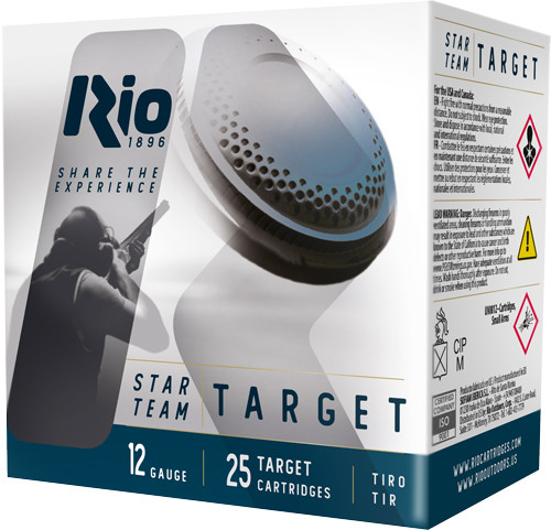 RIO Ammunition Star Team 12 Gauge 2.75-Inch Shotshells, 1 oz #7.5 Lead Shot, 25 Rounds per Box