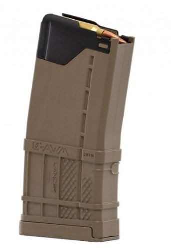 Lancer L5AWM AR-15 Magazine – 20 Rounds, Flat Dark Earth Polymer Construction