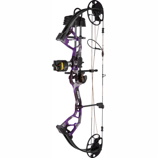 Bear Royale RTH Bow Package with Fred Bear Twilight/Black Finish – 50 lbs. Right-Hand