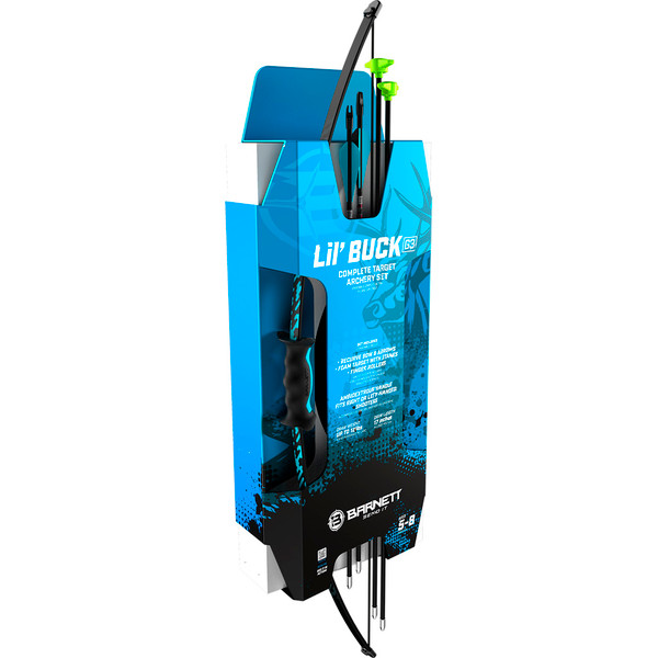 Barnett Lil' Buck Recurve Combo Blue for Kids and Beginners