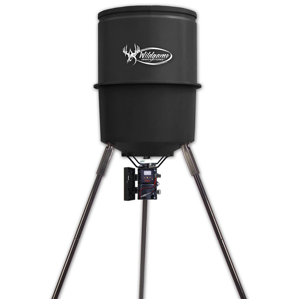 Wildgame Innovation Quick Set 225 Feeder - 30 Gallon Free-Standing Deer Feed Dispenser