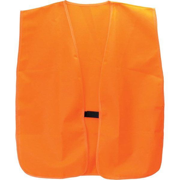 HME Big & Tall Orange Safety Vest with Front Hook-and-Loop Closure