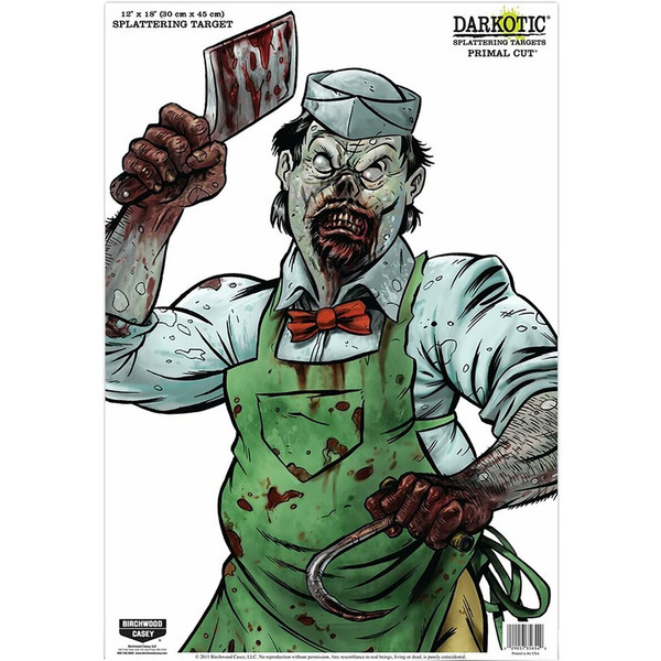 Birchwood Casey Darkotic Target 12x18 in. Primal Cut 8-Pack for Shooting Practice