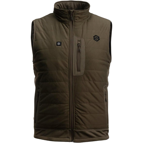 ScentLok BE:1 Reactor Puffy Heated Vest Loden Large – Advanced Scent Control and Heated Insulation
