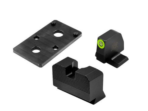 XS Sight Systems Minimalist Tritium Sights for S&W M&P - Part Number SWOM001MP2RMR