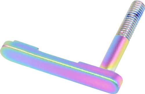 Guntec USA GTMCLEVERMRPVD AR15 Mag Catch Lever - Rainbow PVD
