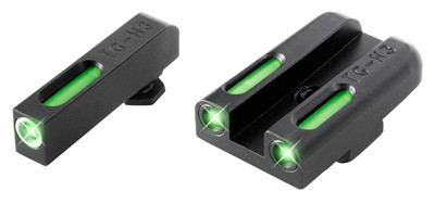 Truglo TG13GL1A Tritium & Fiber Optic Sight Set for Glock 9mm & .40SW