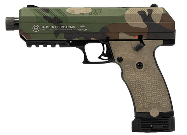 Hi-Point JHP 45 Gen 2 M81 Woodland Camo Semi-Auto Pistol - 9+1 Capacity