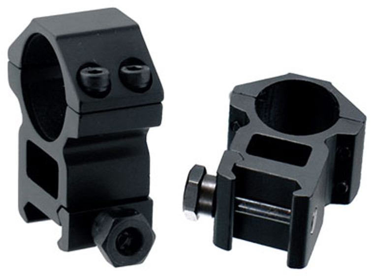 UTG RGWM25H4 1" High Profile Scope Rings for Picatinny/Weaver Rails