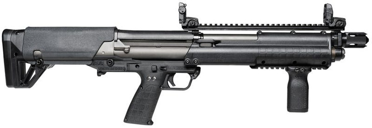 "Kel-Tec KSG Defender Bullpup Pump Shotgun - Black | 12ga | 18.5"" Barrel | Magpul Vertical Grip | Carlson Comp | Flip-Up Sights"