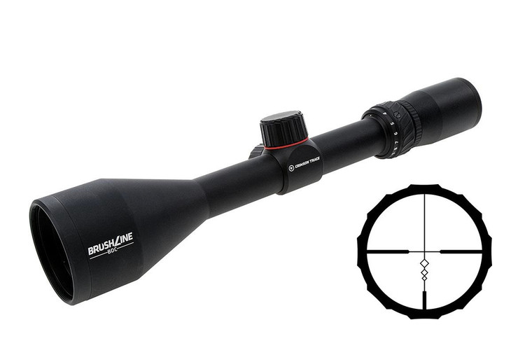 Crimson Trace Brushline Riflescope 3-9X50 01-01570 - Durable Optic for Precision Shooting