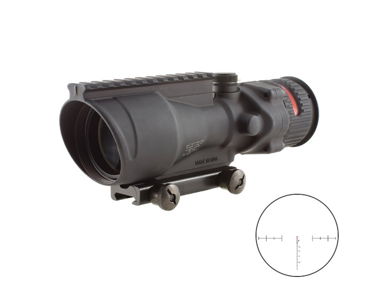 Trijicon ACOG TA648-50 6x48mm Optic with Dual Illuminated Red Chevron Reticle
