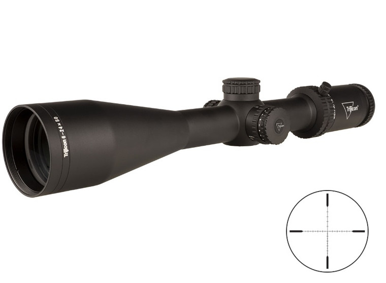 Trijicon Tenmile 6-24X50 30MM MRAD Green LED Dot Scope TM62450-C-3000006