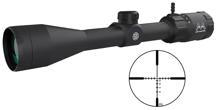 SIG SAUER Buckmasters 3-9X40 BDC Black Riflescope SOBM33001
