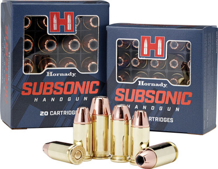 HORNADY SUBSONIC 9MM LUGER