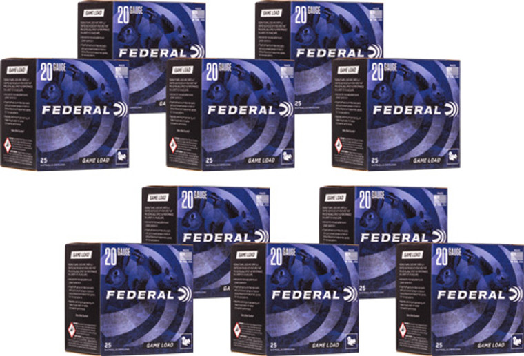 FEDERAL GAME LOAD 20GA 2.75" H20075