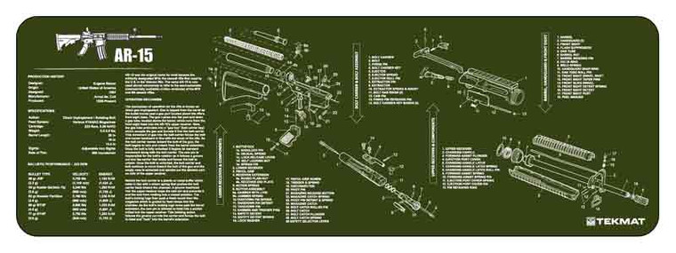 TEKMAT ARMORERS BENCH MAT 36-AR15OD